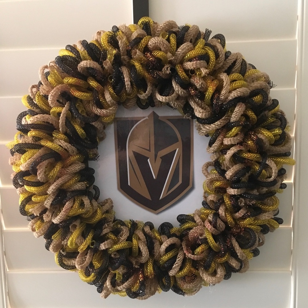 Golden Knights wreath